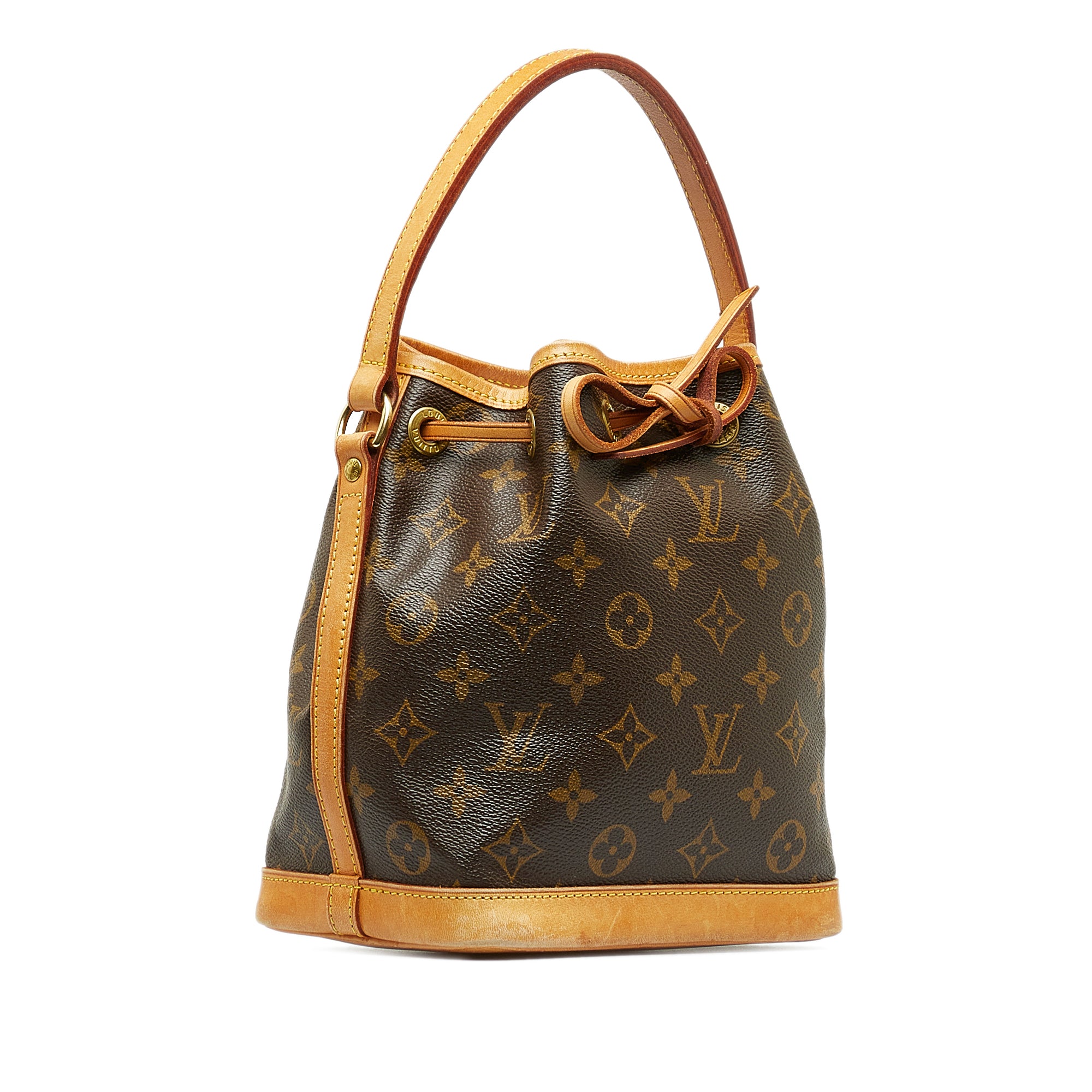 Louis Vuitton Monogram Mini Bucket Bag Brown