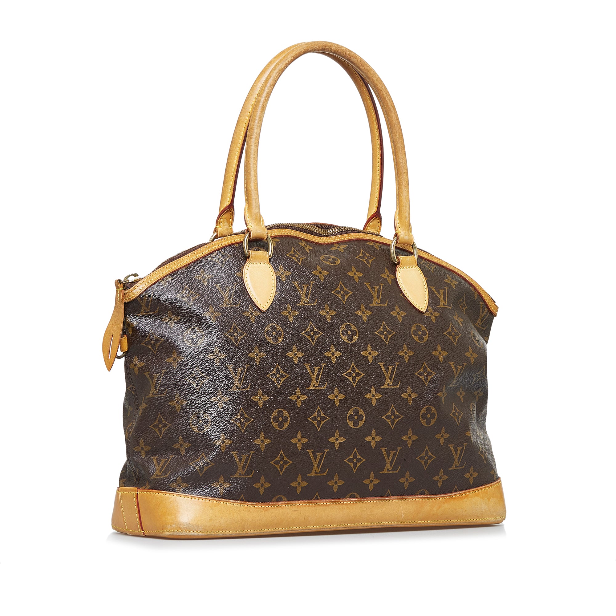 Brown Louis Vuitton Monogram Lockit Horizontal Handbag – Designer