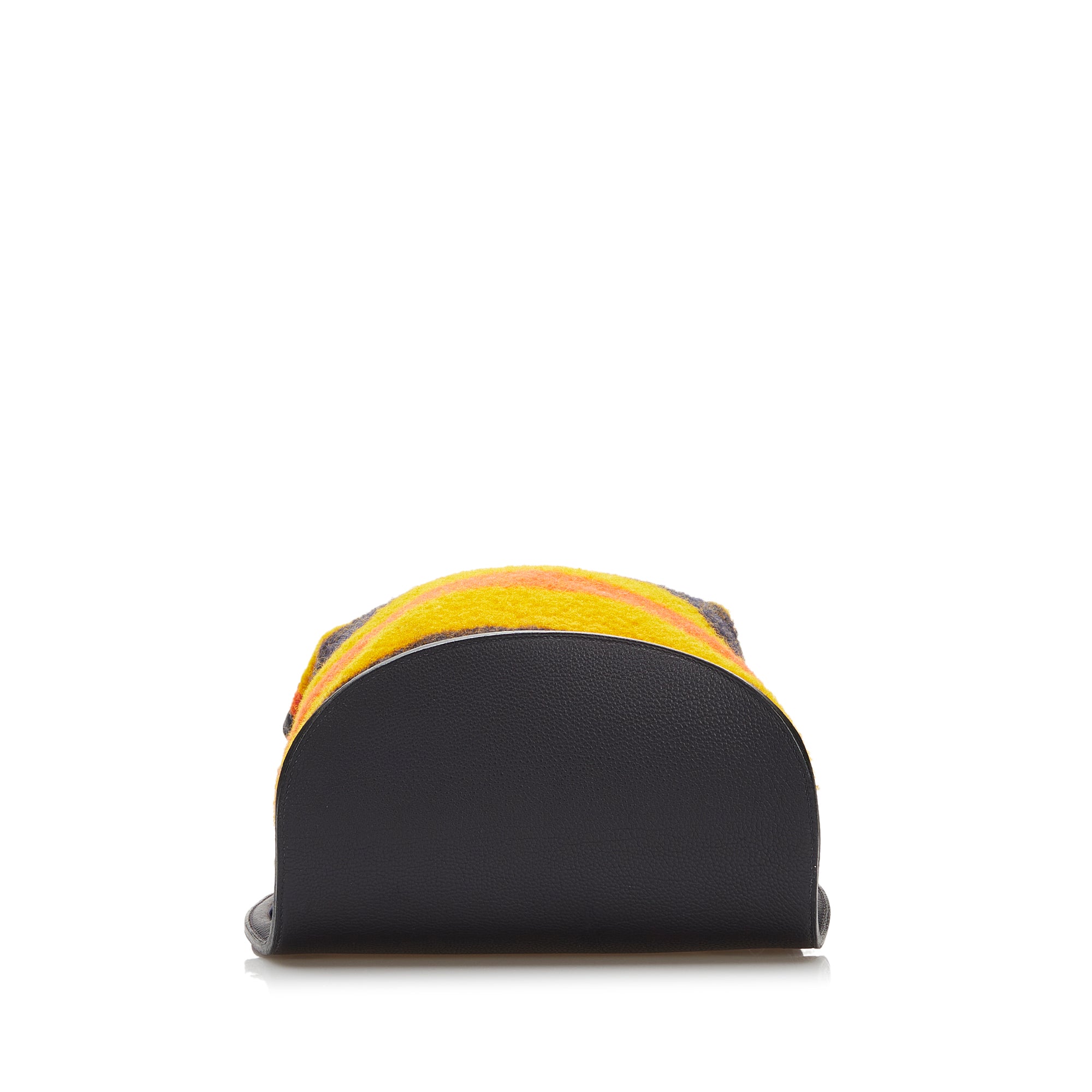 Yellow Hermes Sherpa Backpack - Designer Revival