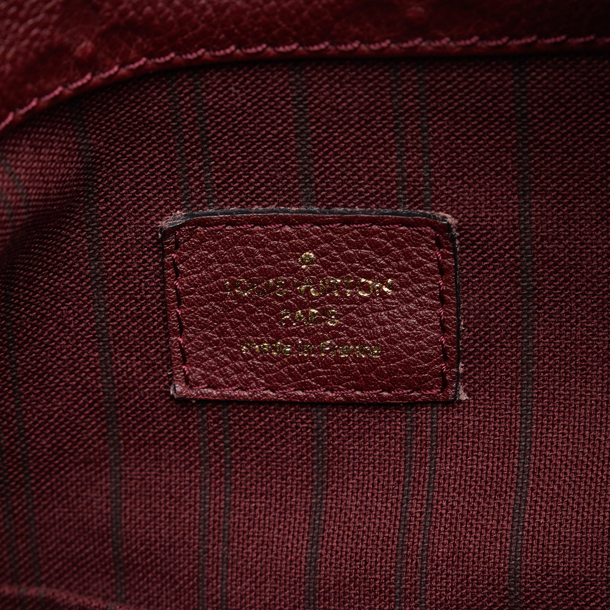 Red Louis Vuitton Monogram Empreinte Artsy MM Hobo Bag