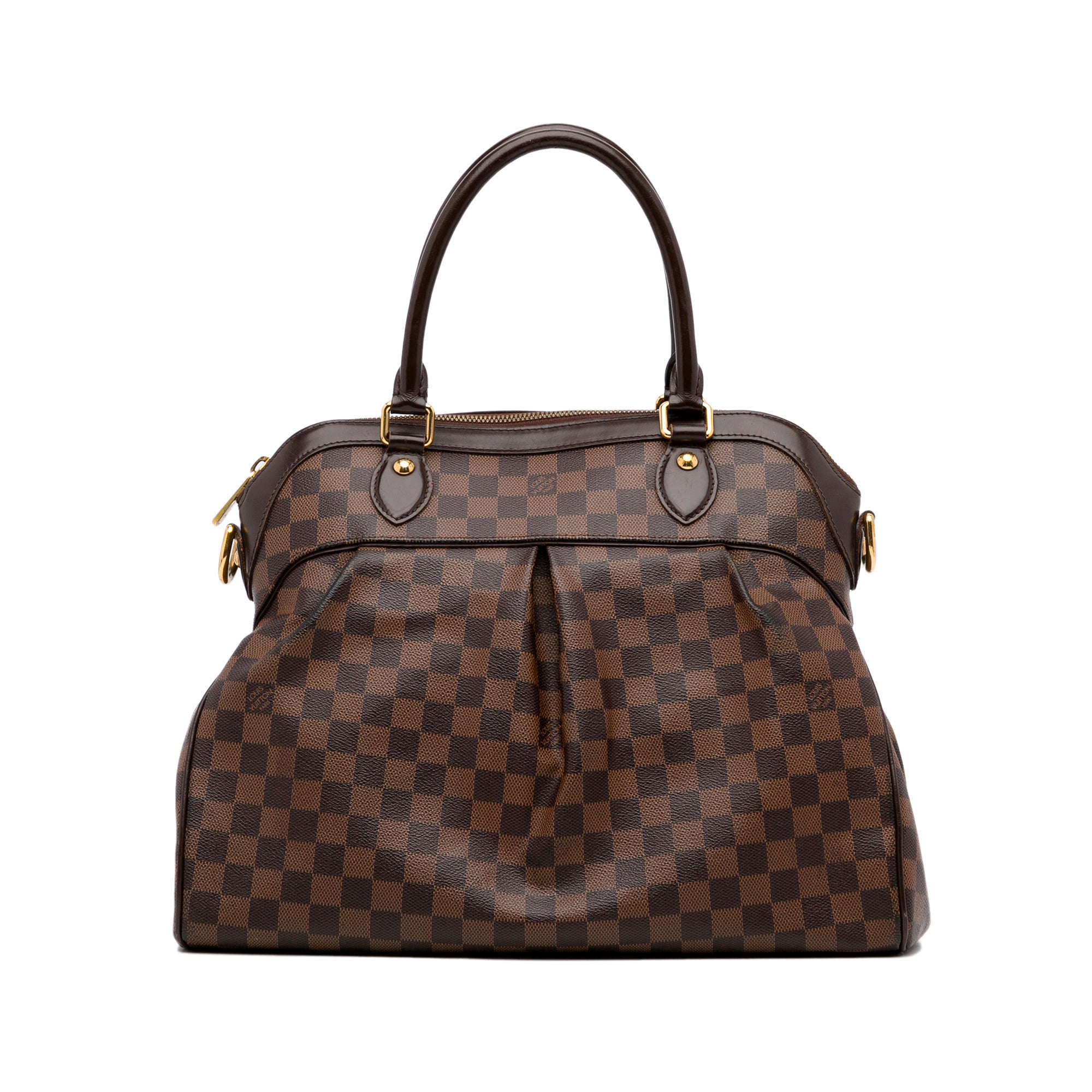 Authentic Louis Vuitton Damier Ebene Canvas Trevi GM Shoulder Bag