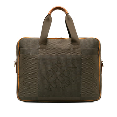 Brown Louis Vuitton Damier Geant Associe GM Travel Bag - Designer Revival