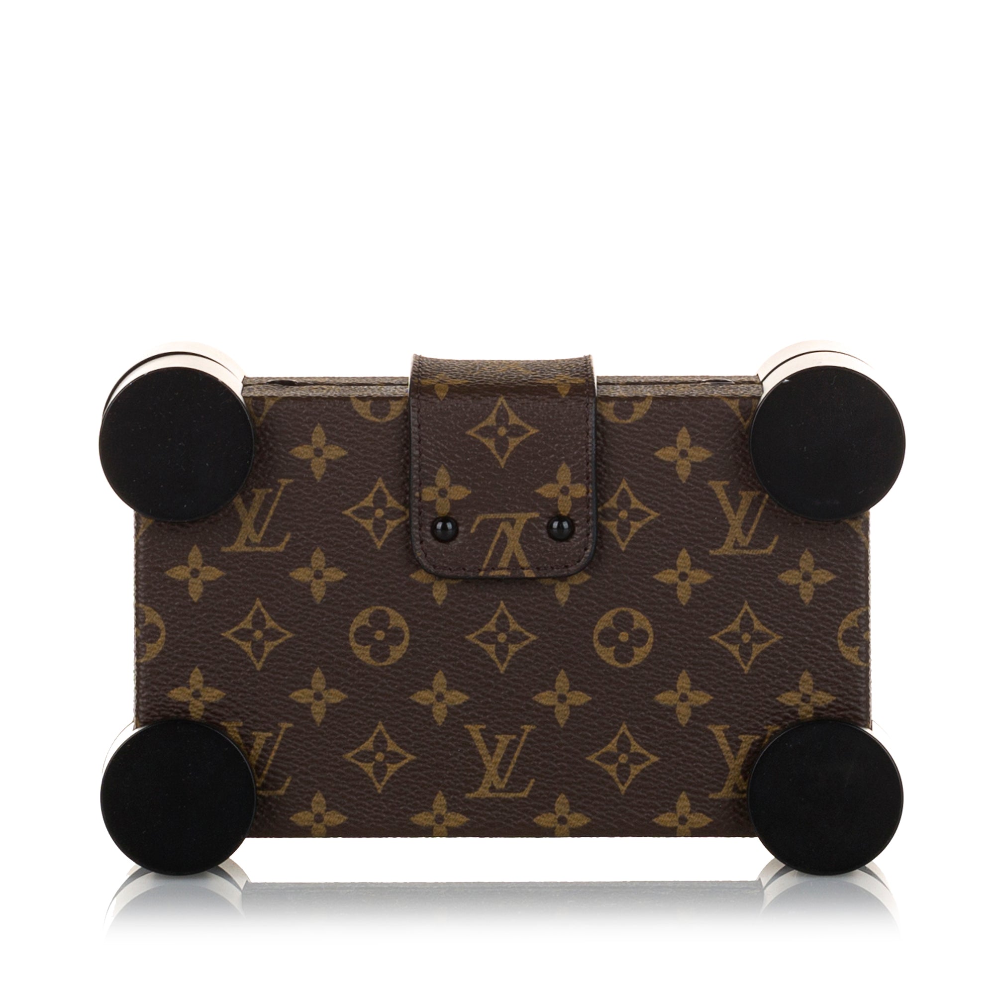 G brænde St Brown Louis Vuitton 2016 Monogram Petite Malle Clutch Bag | Designer Revival