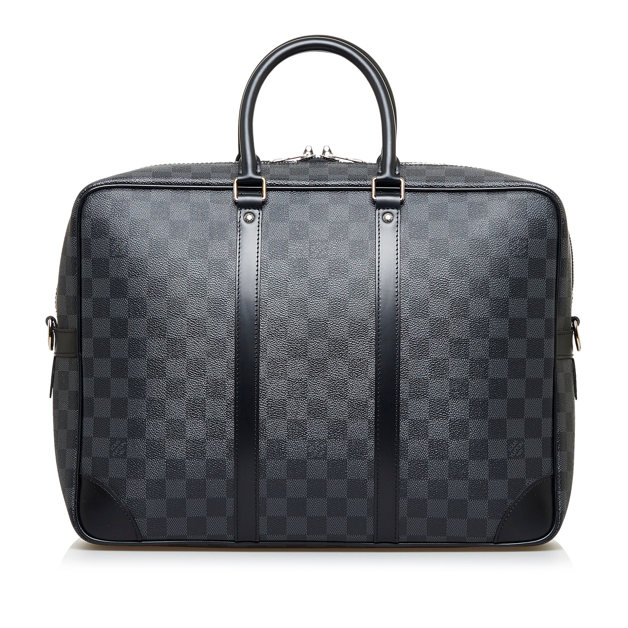 Louis Vuitton - Authenticated Wallet - Leather Black Plain for Women, Very Good Condition