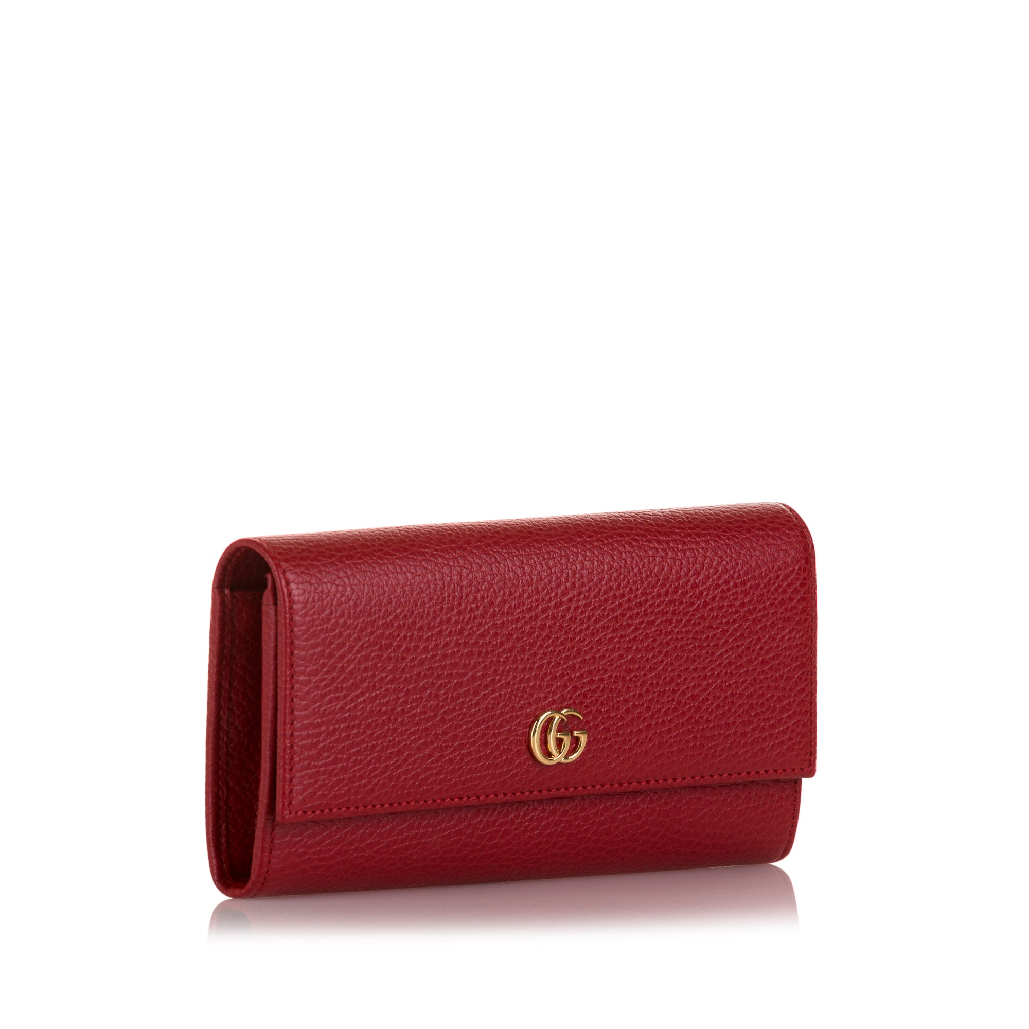 Red Gucci GG Marmont Continental Wallet – Designer Revival
