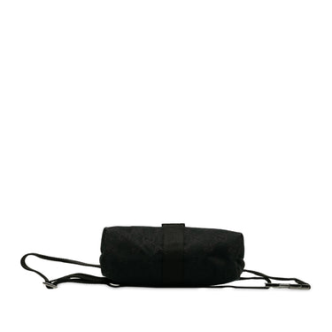 Black Gucci GG Canvas Belt Bag - Designer Revival