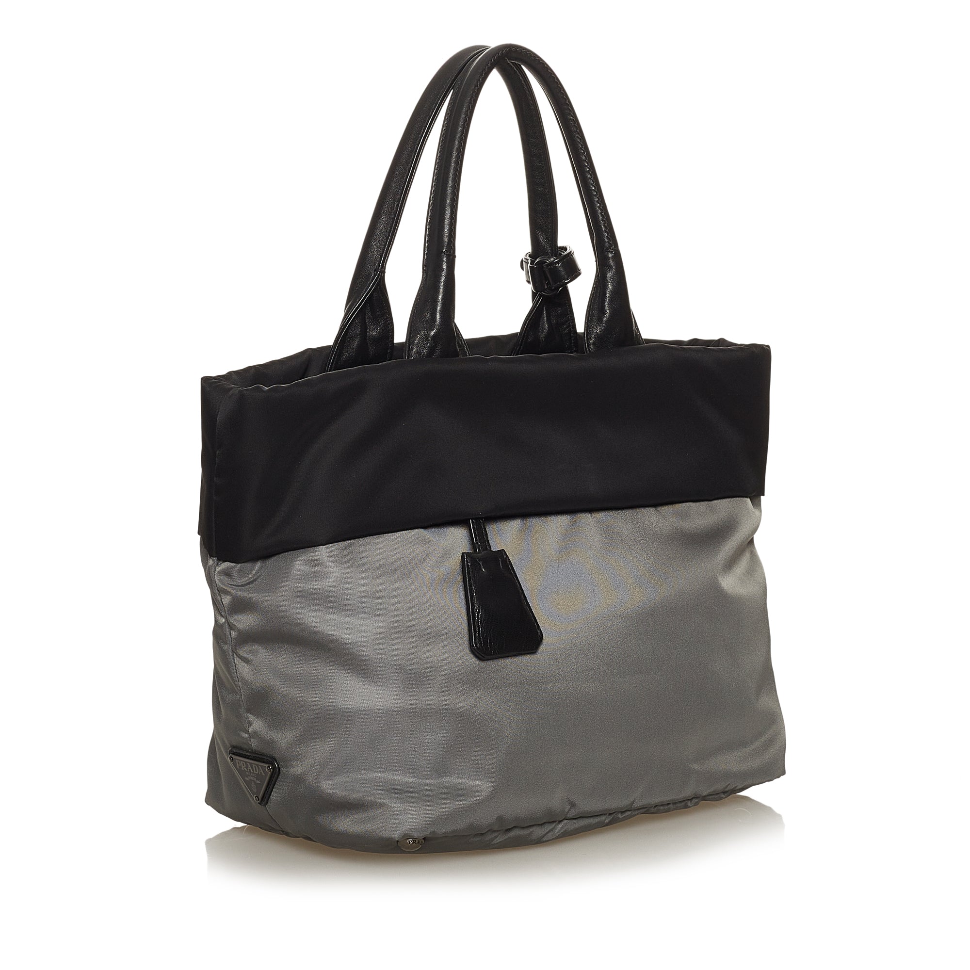 Gray Prada Tessuto Reversible Tote Bag – Designer Revival