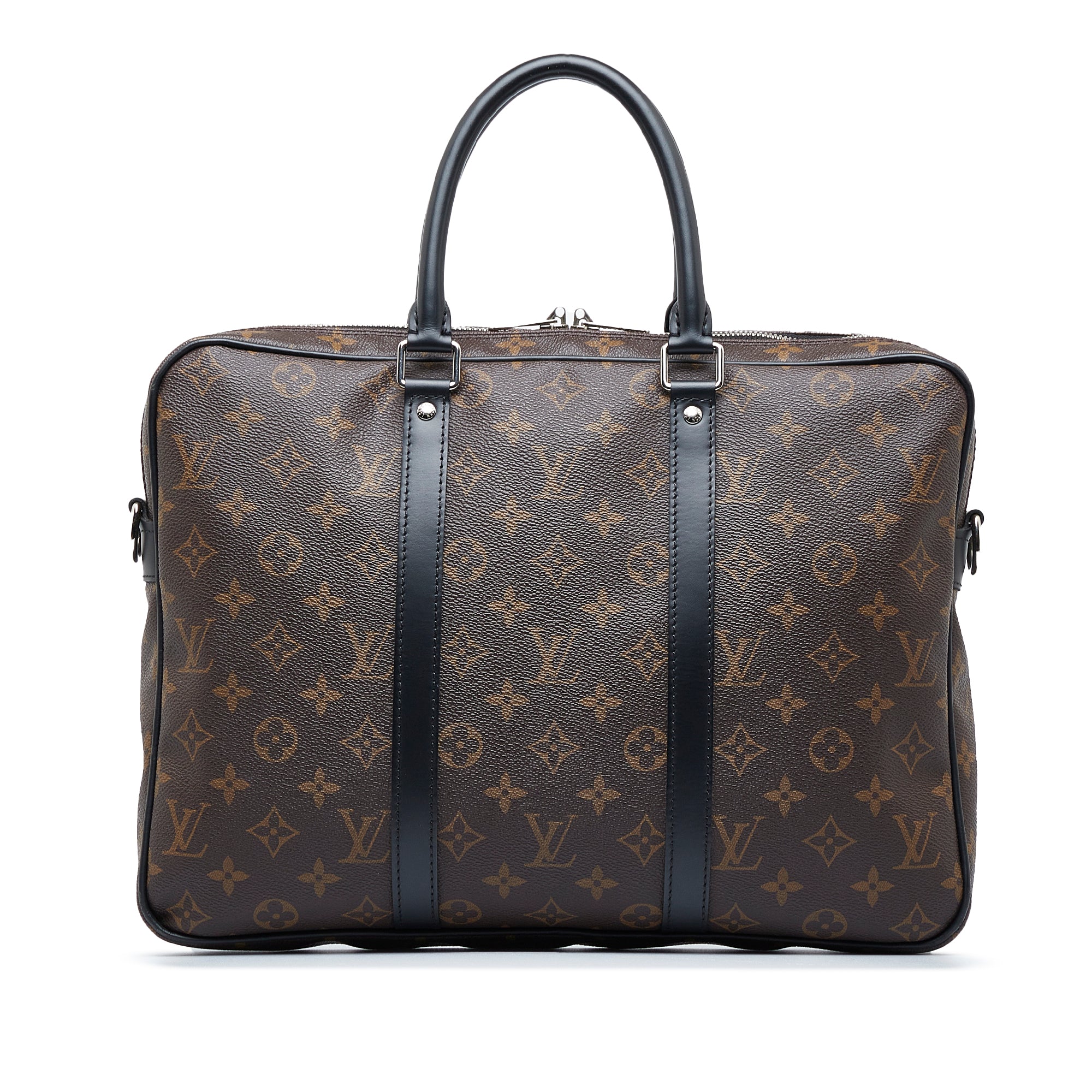 Louis Vuitton Porte-Documents Voyage Business Bag Briefcase(Brown)