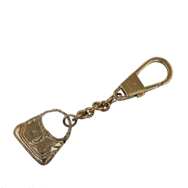 Gold Gucci Jackie Bag Charm Key Chain - Designer Revival