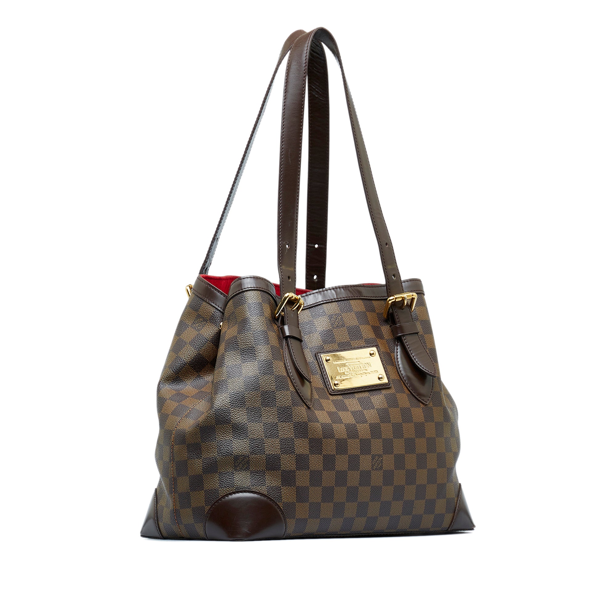 Brown Louis Vuitton Damier Ebene Hampstead MM Tote Bag – Designer Revival