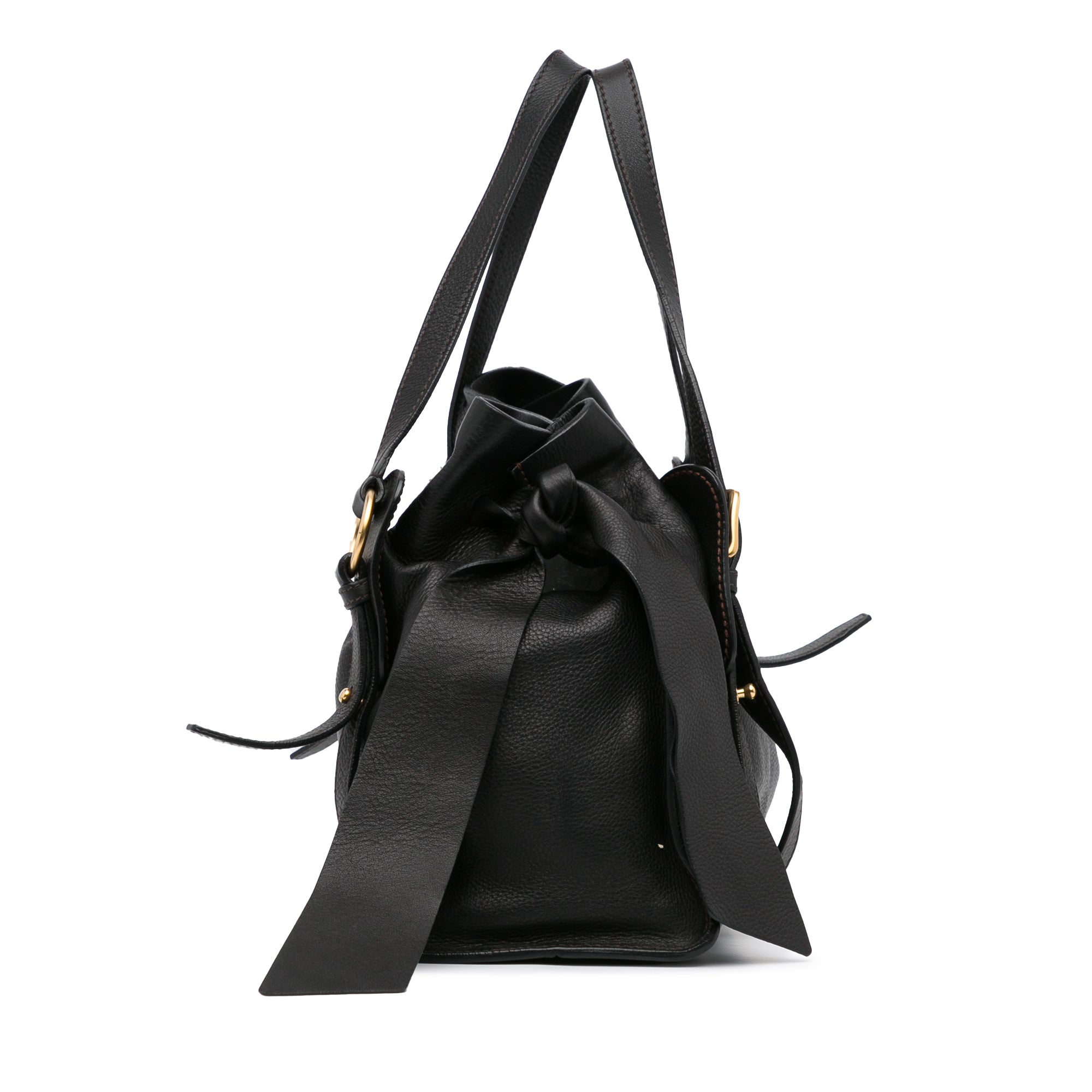 Black Miu Miu Lambskin Leather Shoulder Bag – Designer Revival