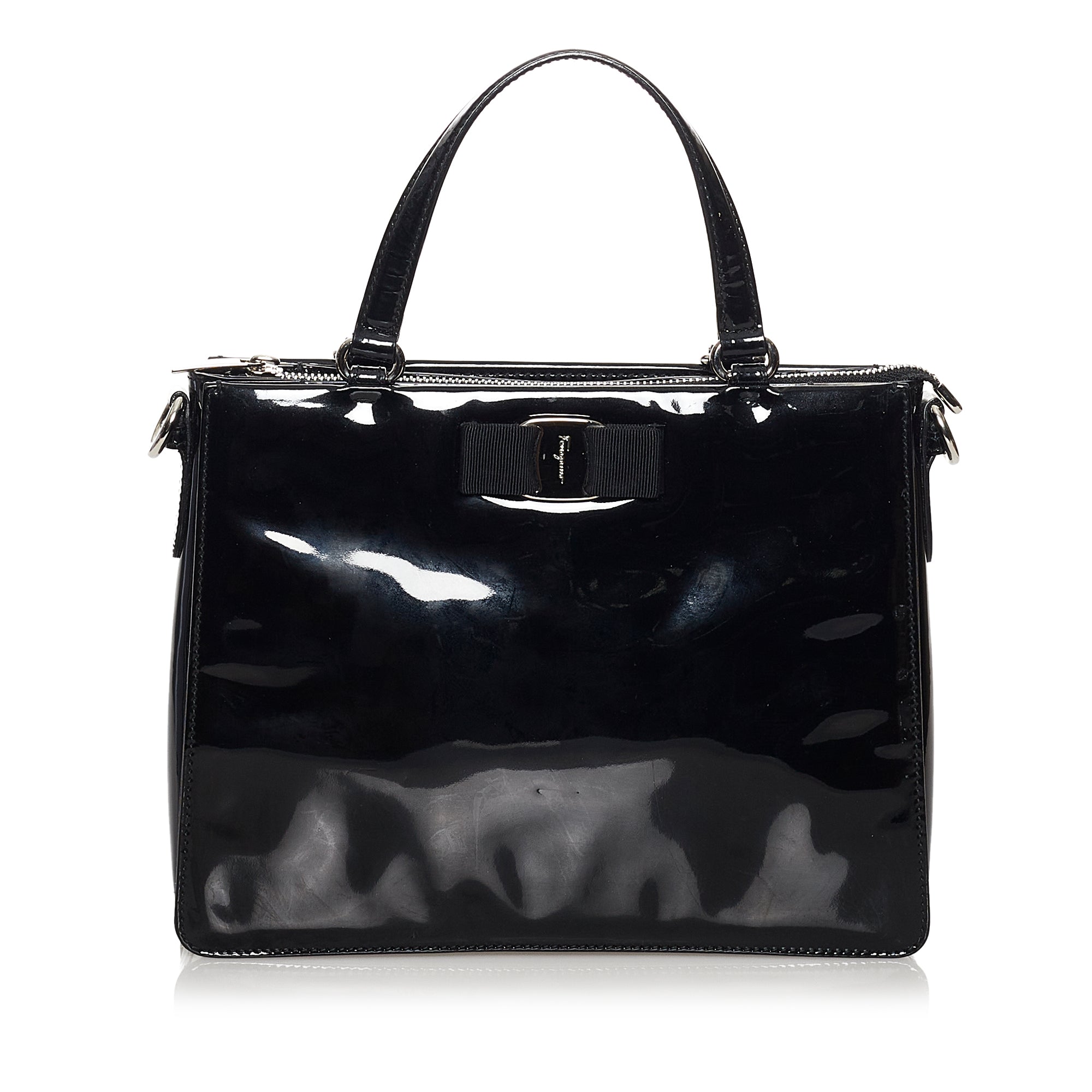 Chanel Black Patent Lipstick Ligne Shoulder Flap Bag – Boutique Patina