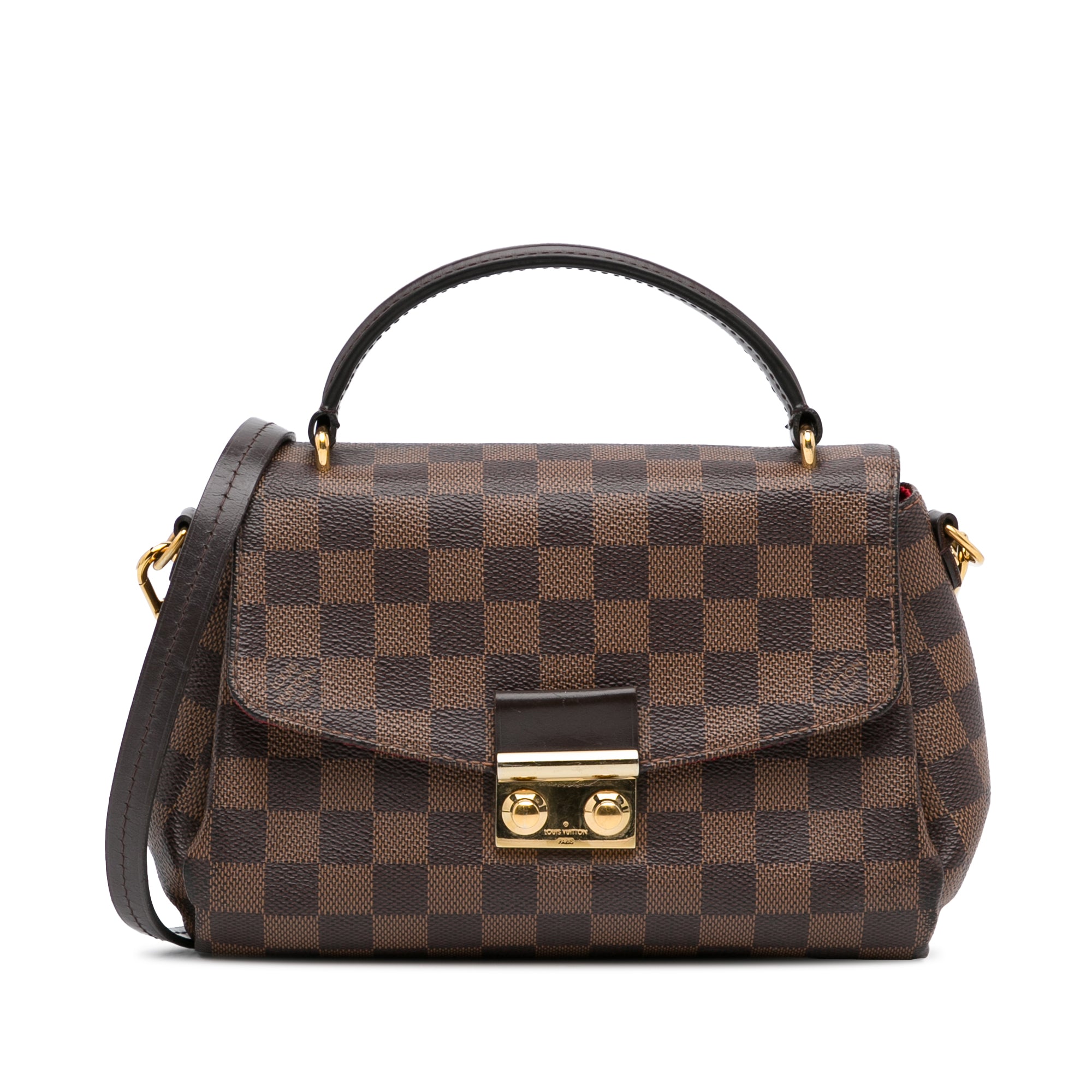 Louis Vuitton - Authenticated Croisette Handbag - Leather Black for Women, Good Condition