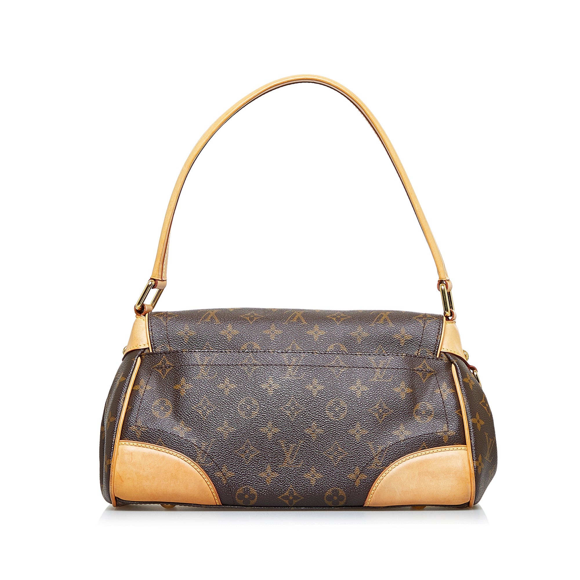 Louis Vuitton Beverly Brown Canvas Shoulder Bag (Pre-Owned)
