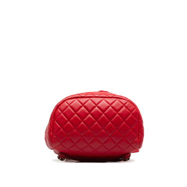 Red Chanel Large Urban Spirit Backpack - Designer Revival