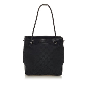 Black Gucci GG Canvas Gifford Tote Bag