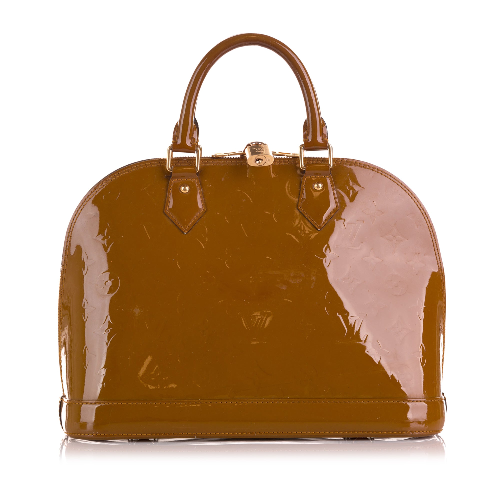 Preis für Second Hand Taschen Louis Vuitton Carryall, Brown Louis Vuitton  Monogram Vernis Alma PM Handbag