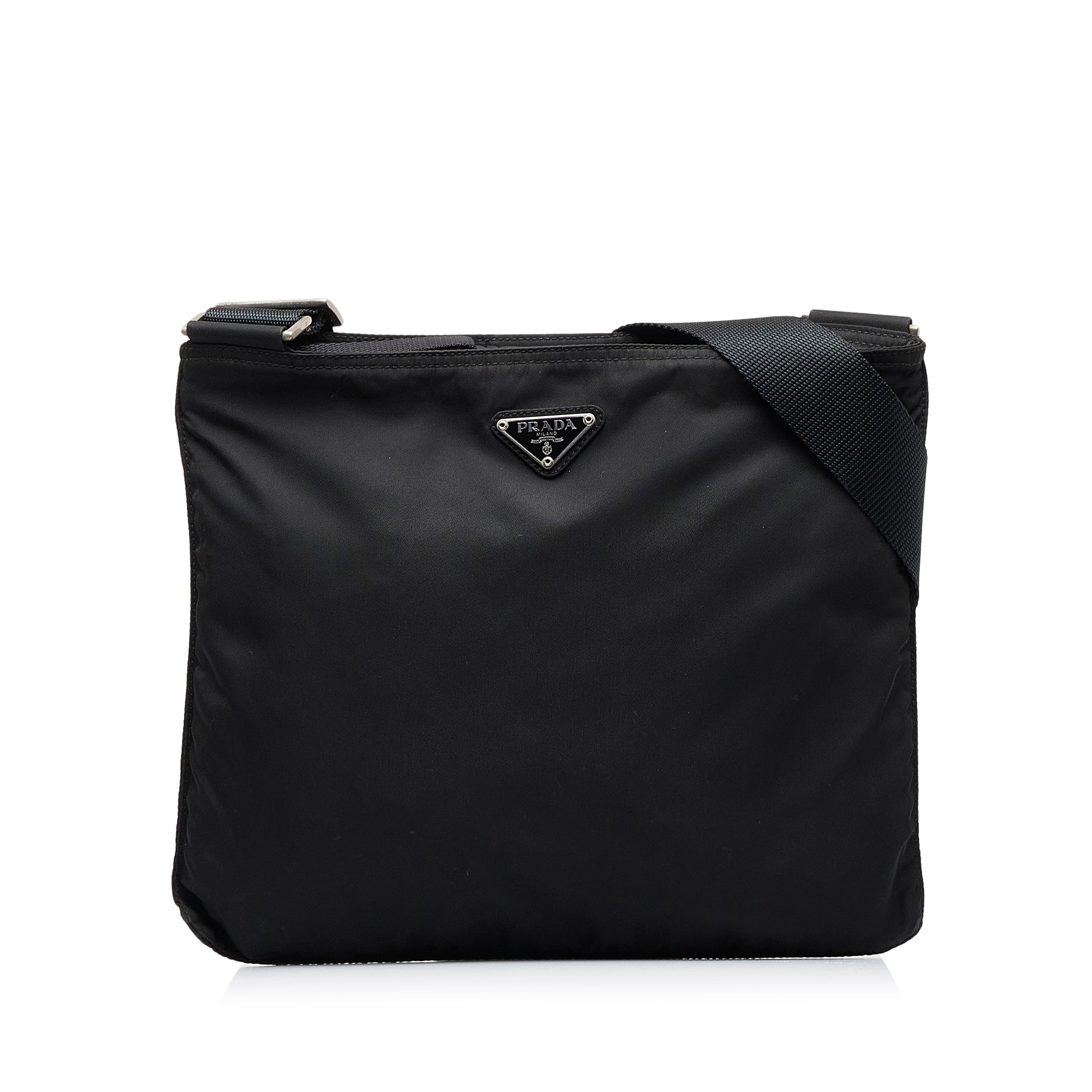 Prada - Authenticated Handbag - Leather Green Plain for Women, Good Condition