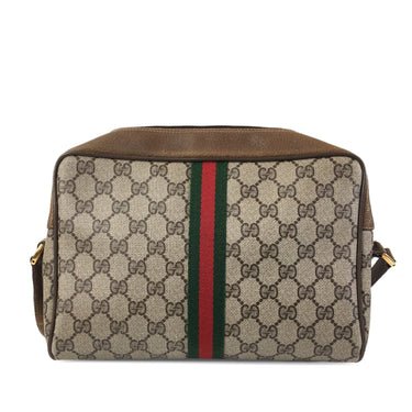 Brown Gucci GG Supreme Ophidia Crossbody Bag - Designer Revival