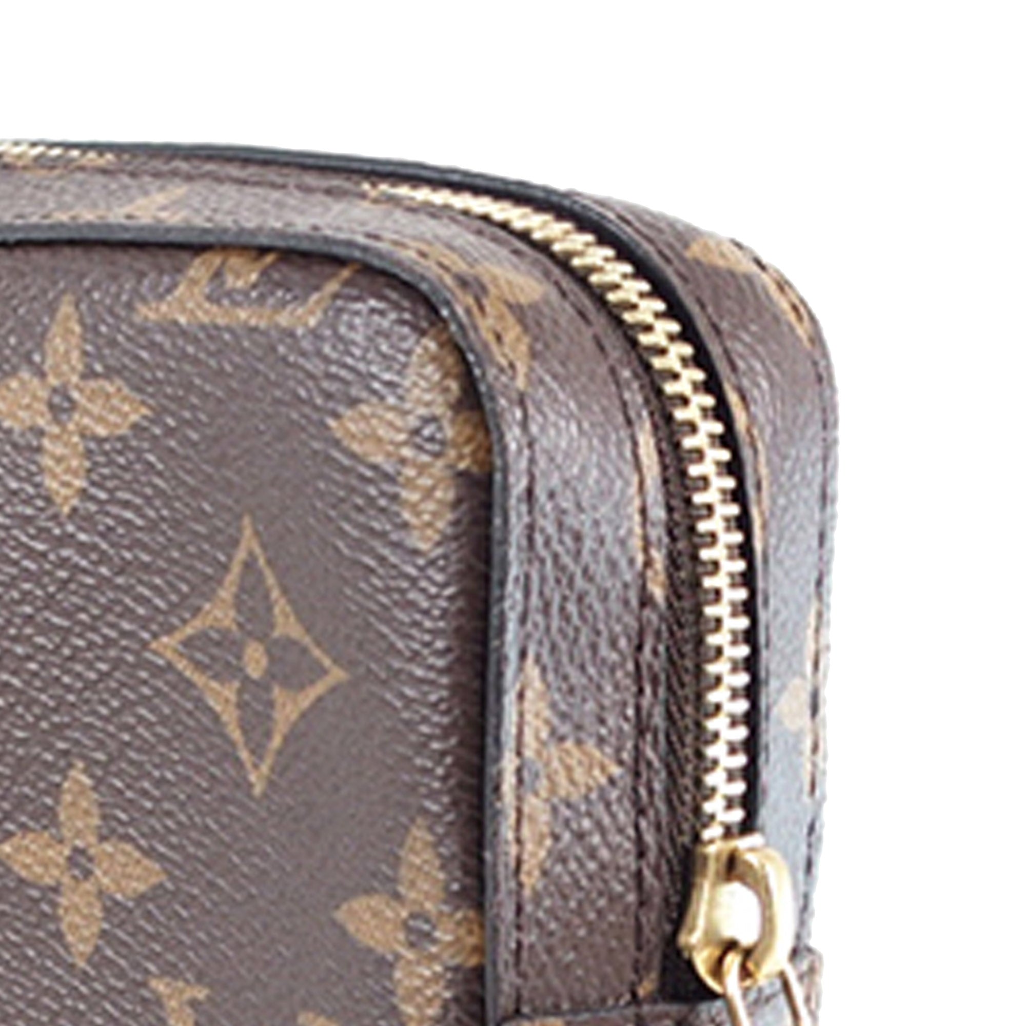 Brown Louis Vuitton Monogram Soft Trunk Pouch Clutch Bag
