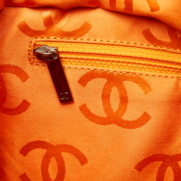 orange chanel tote bag