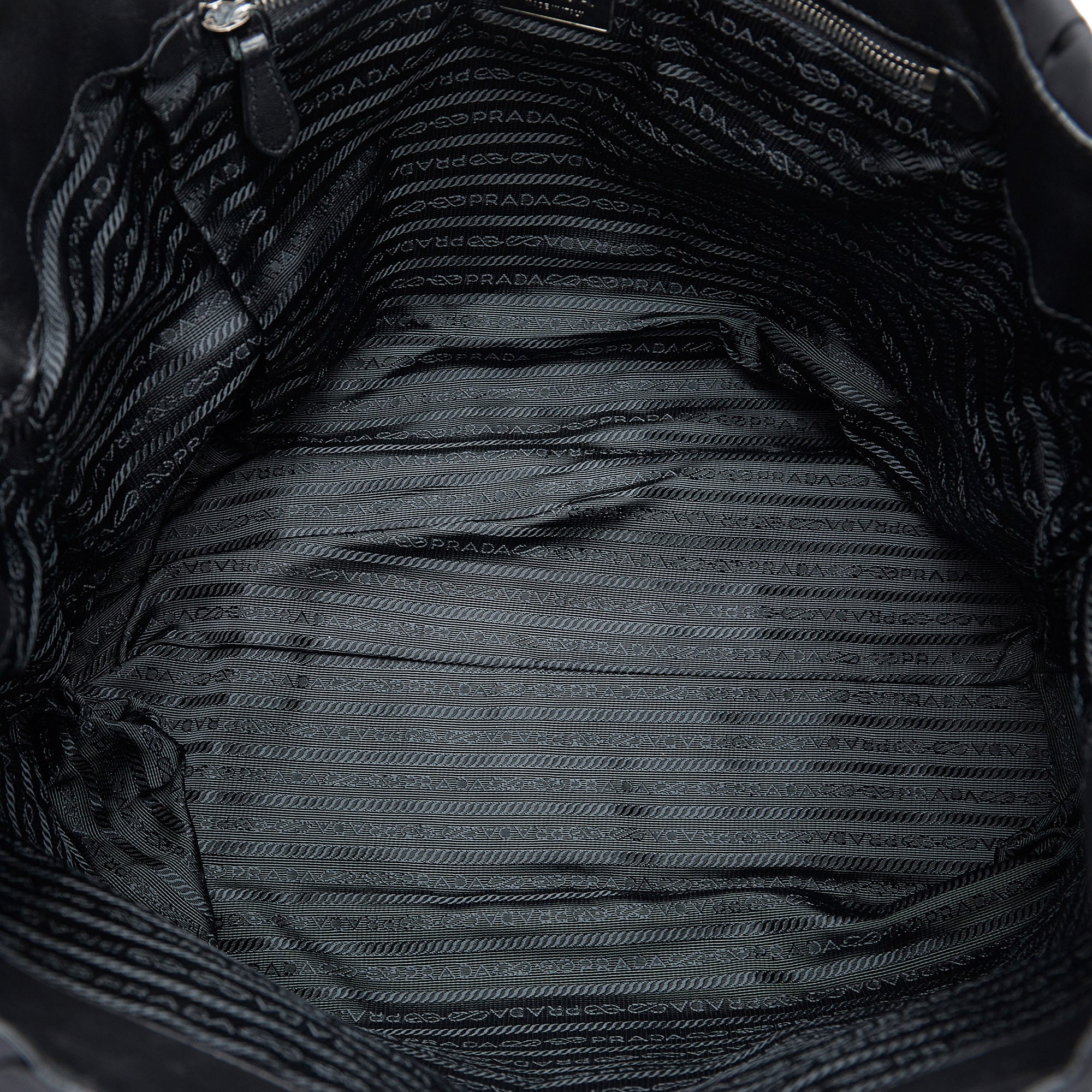 Prada Black Tessuto Gaufre Nylon Tote Bag Prada