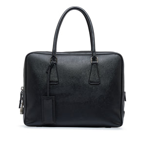 Black Prada Saffiano Business Bag