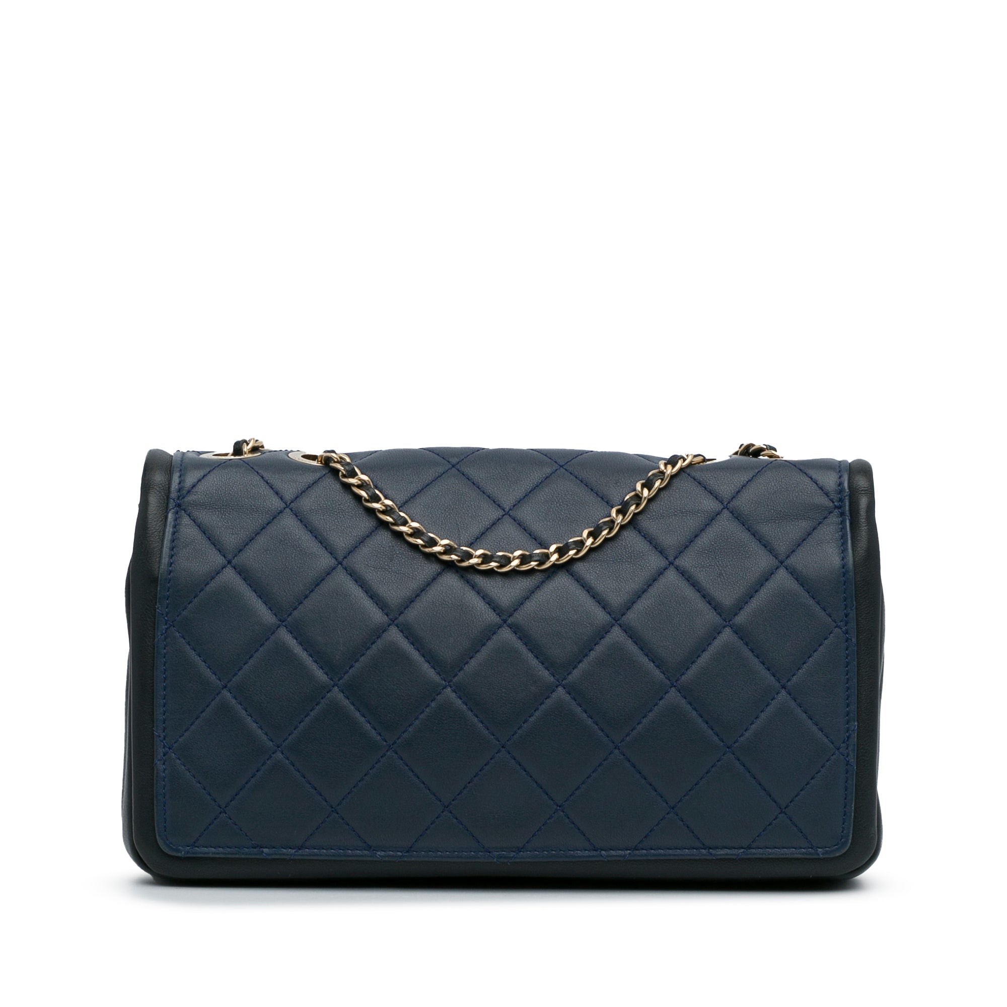 Blue Chanel Medium Bicolor Graphic Flap Bag – Designer Revival