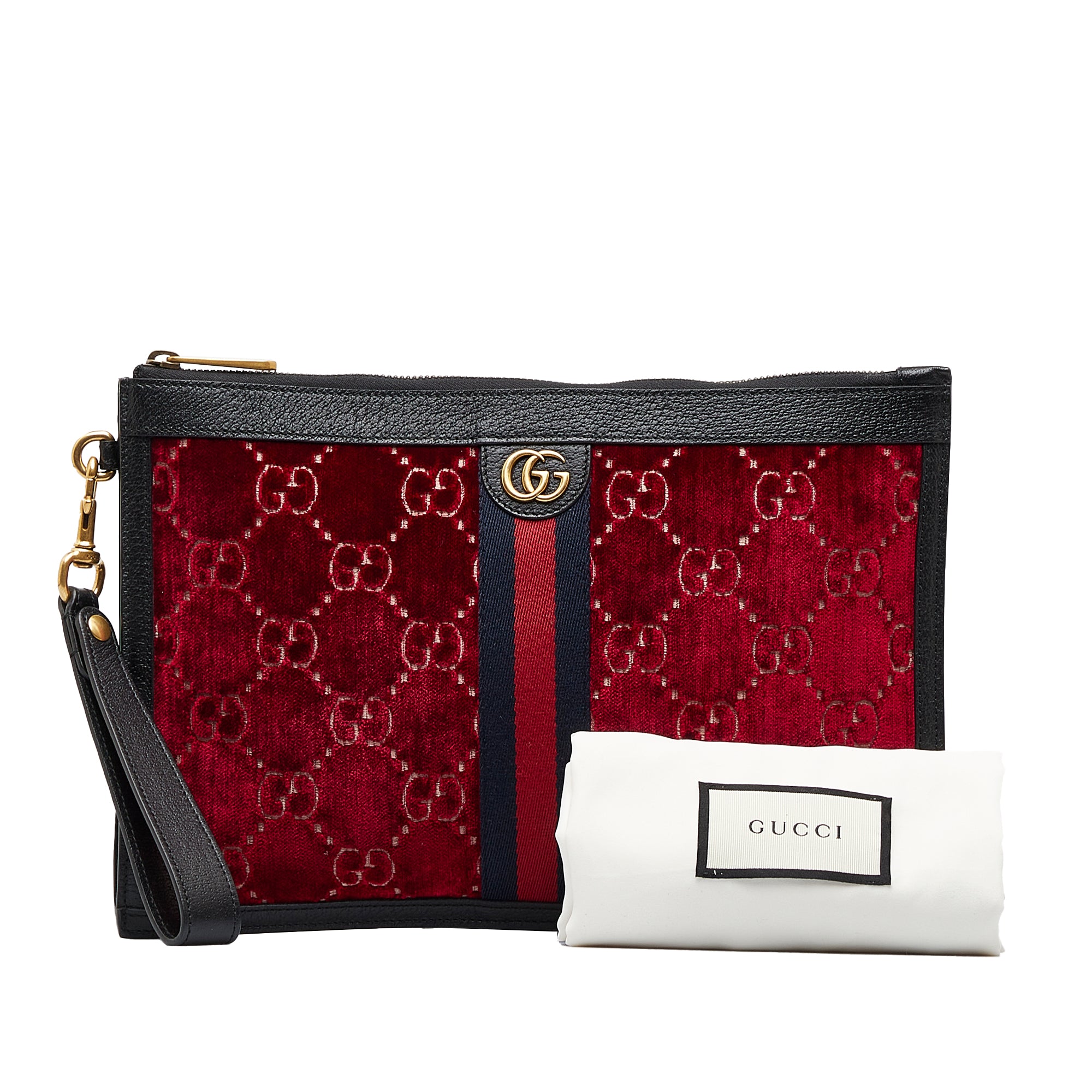 Gucci Vintage Red GG Velvet Ophidia Velvet Crossbody Bag, Best Price and  Reviews