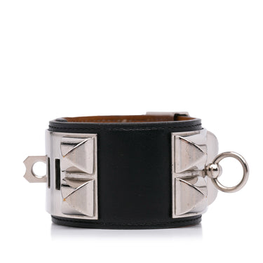 Black Hermes Collier de Chien Bracelet - Designer Revival