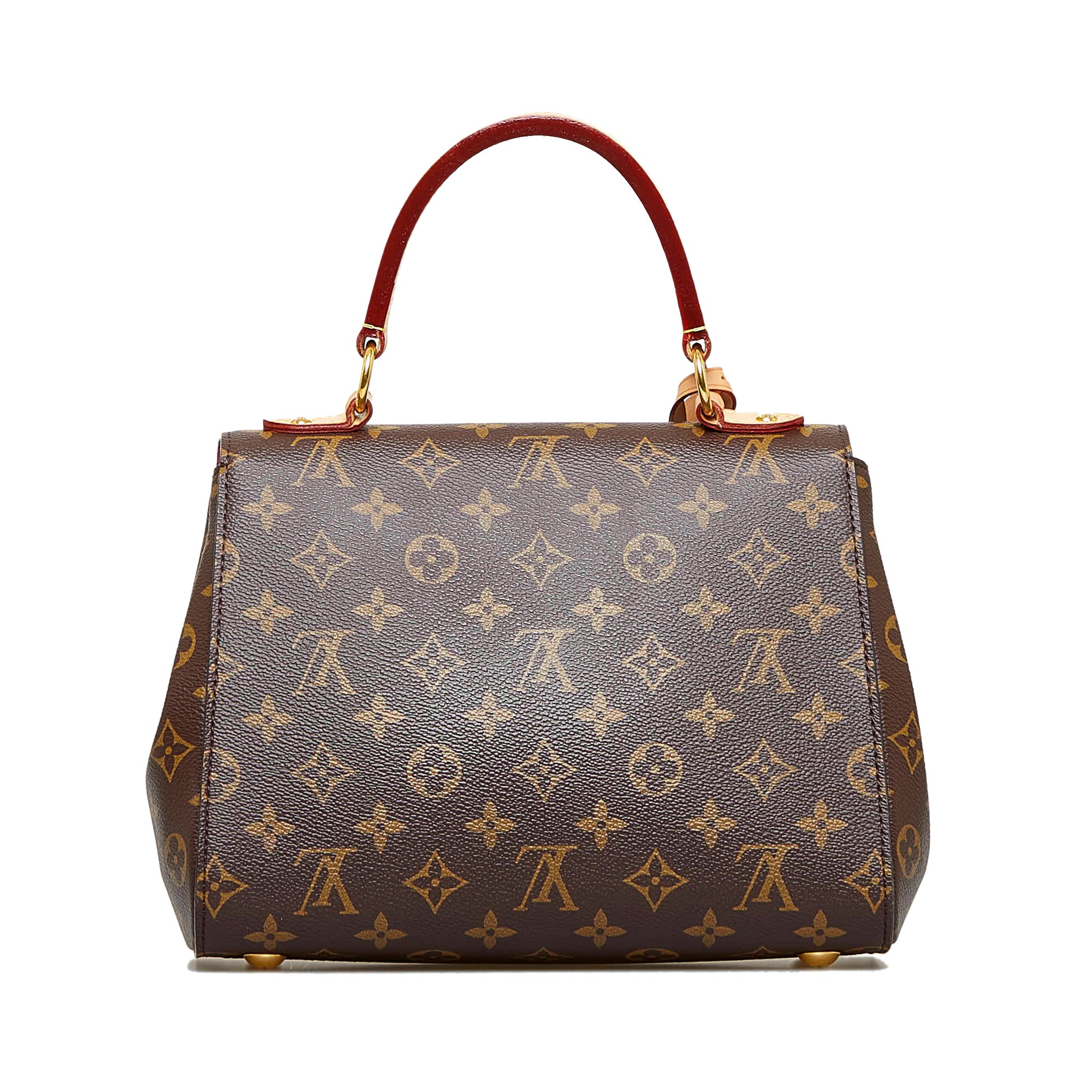 Louis Vuitton - Authenticated Cluny Handbag - Cloth Brown Plain for Women, Very Good Condition