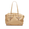 Tan Prada Vitello Daino Tote