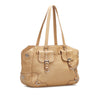 Tan Prada Vitello Daino Tote
