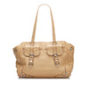 Tan Prada Vitello Daino Tote