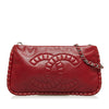 Red Chanel Paris-Shanghai On the Bund Pochette Baguette