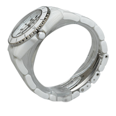 White Chanel J12 Watch - Designer Revival