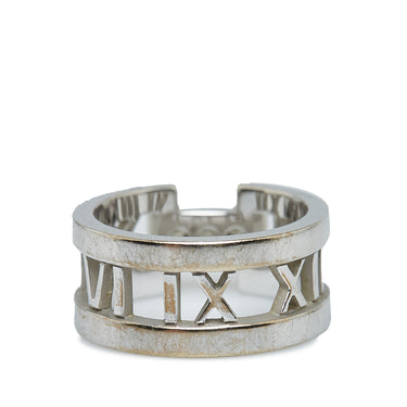 Silver Tiffany Atlas Diamond Ring - Designer Revival