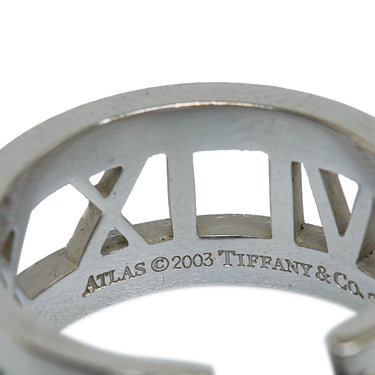 Silver Tiffany Atlas Diamond Ring - Designer Revival