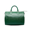 Green Louis Vuitton Epi Speedy 30 Boston Bag