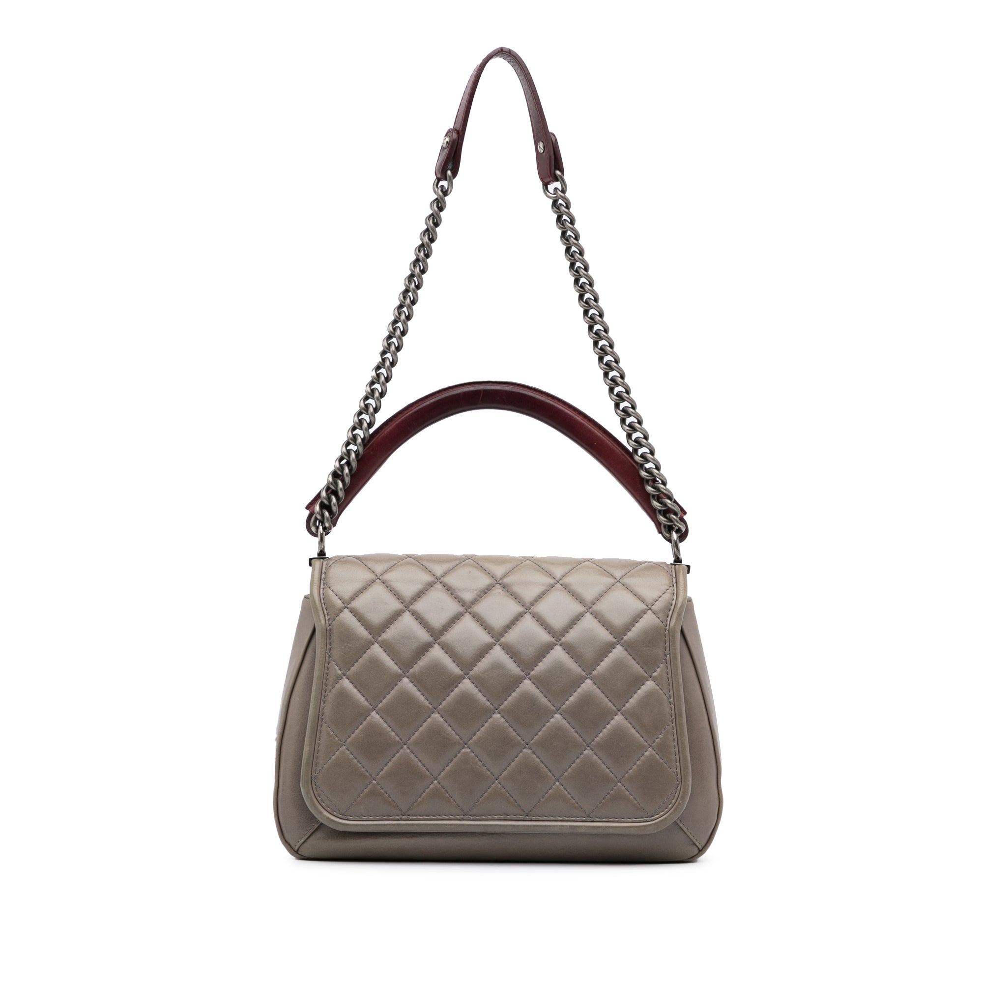 CHANEL, Bags, Chanel Calfskin Rock Chain Shoulder Bag