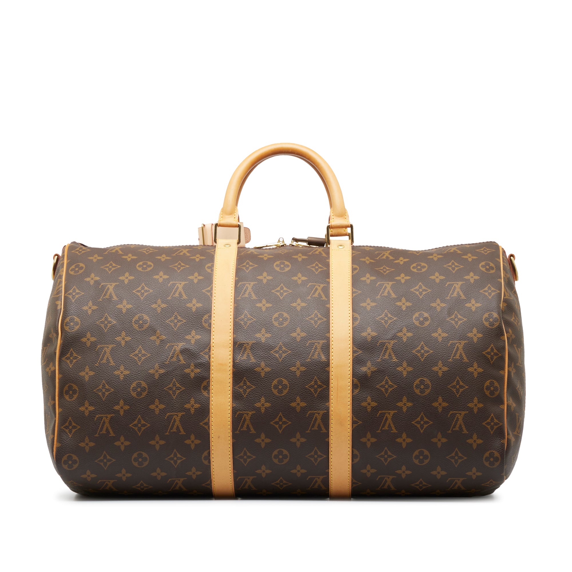 Louis Vuitton Monogram Keepall Bandoulière 50 - Brown Luggage and