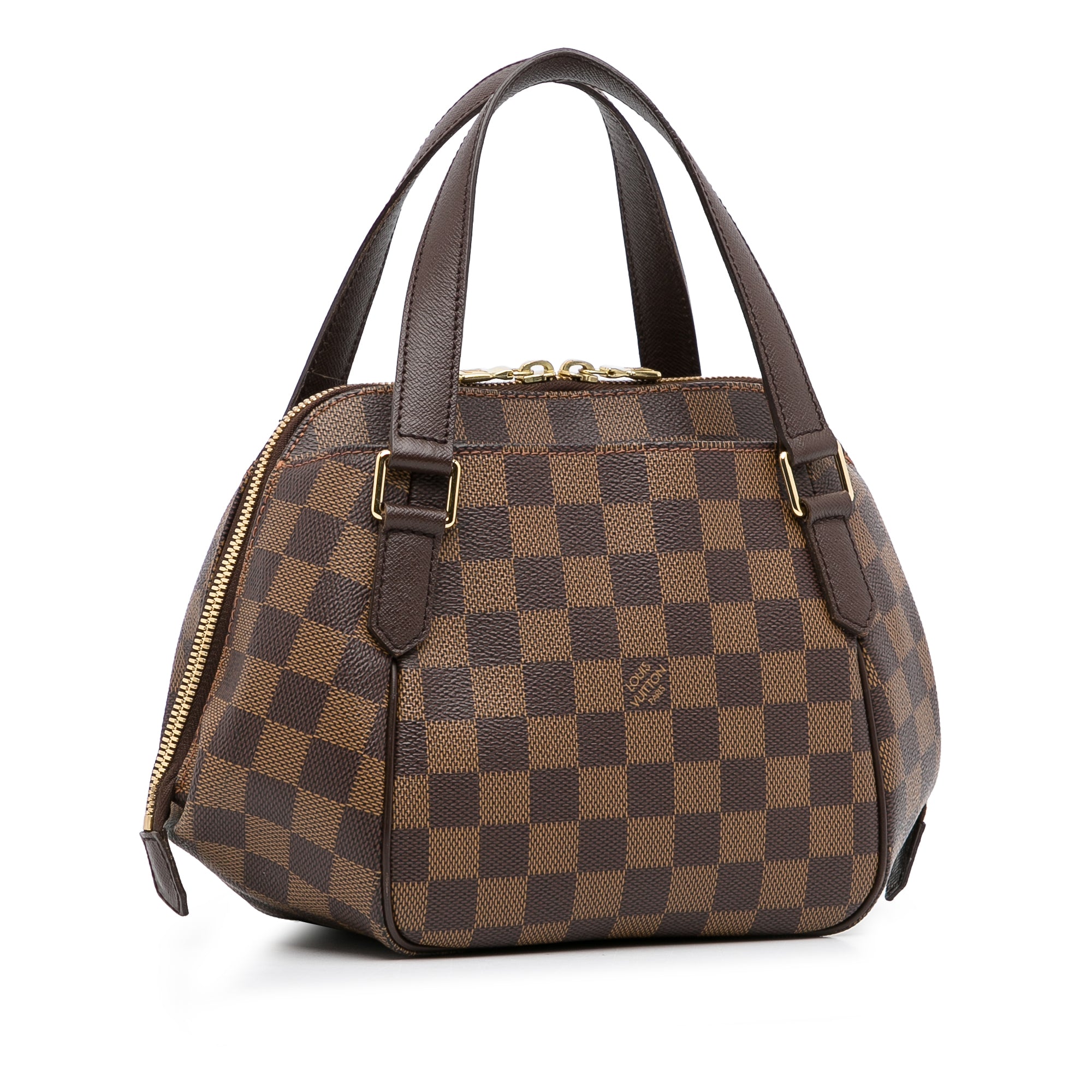 Louis Vuitton Belem mm Brown Canvas Tote Bag (Pre-Owned)
