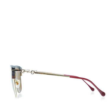 Brown Gucci Wayfarer Tinted Sunglasses - Designer Revival