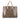 Brown Fendi Zucchino Glazed Tote Bag - Designer Revival