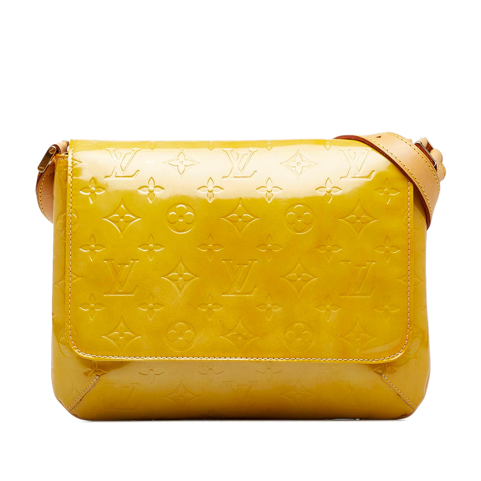 Gå forud hensynsfuld pære Yellow Louis Vuitton Monogram Vernis Thompson Street Shoulder Bag |  Designer Revival