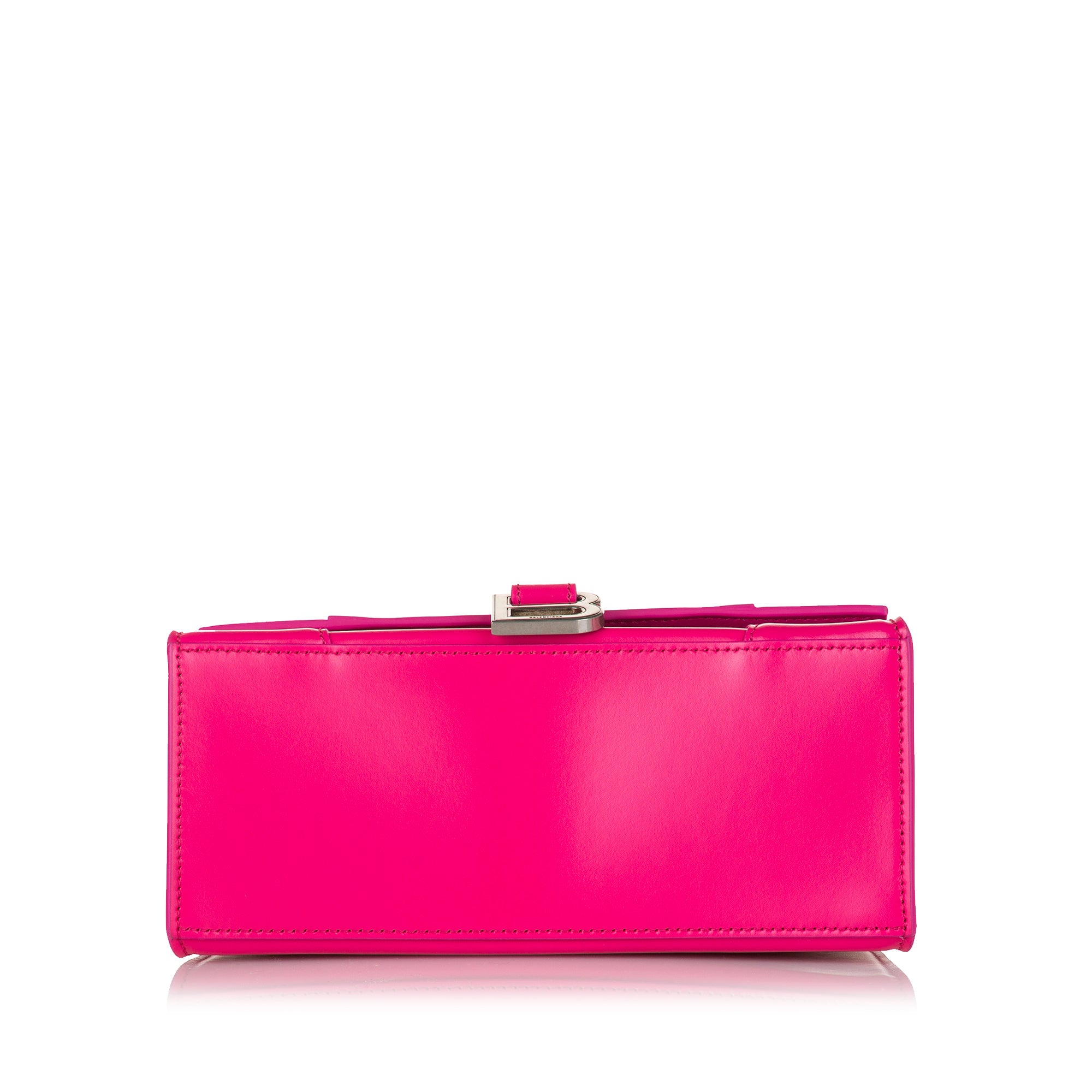 Pink Balenciaga Hourglass Leather Satchel – Designer Revival