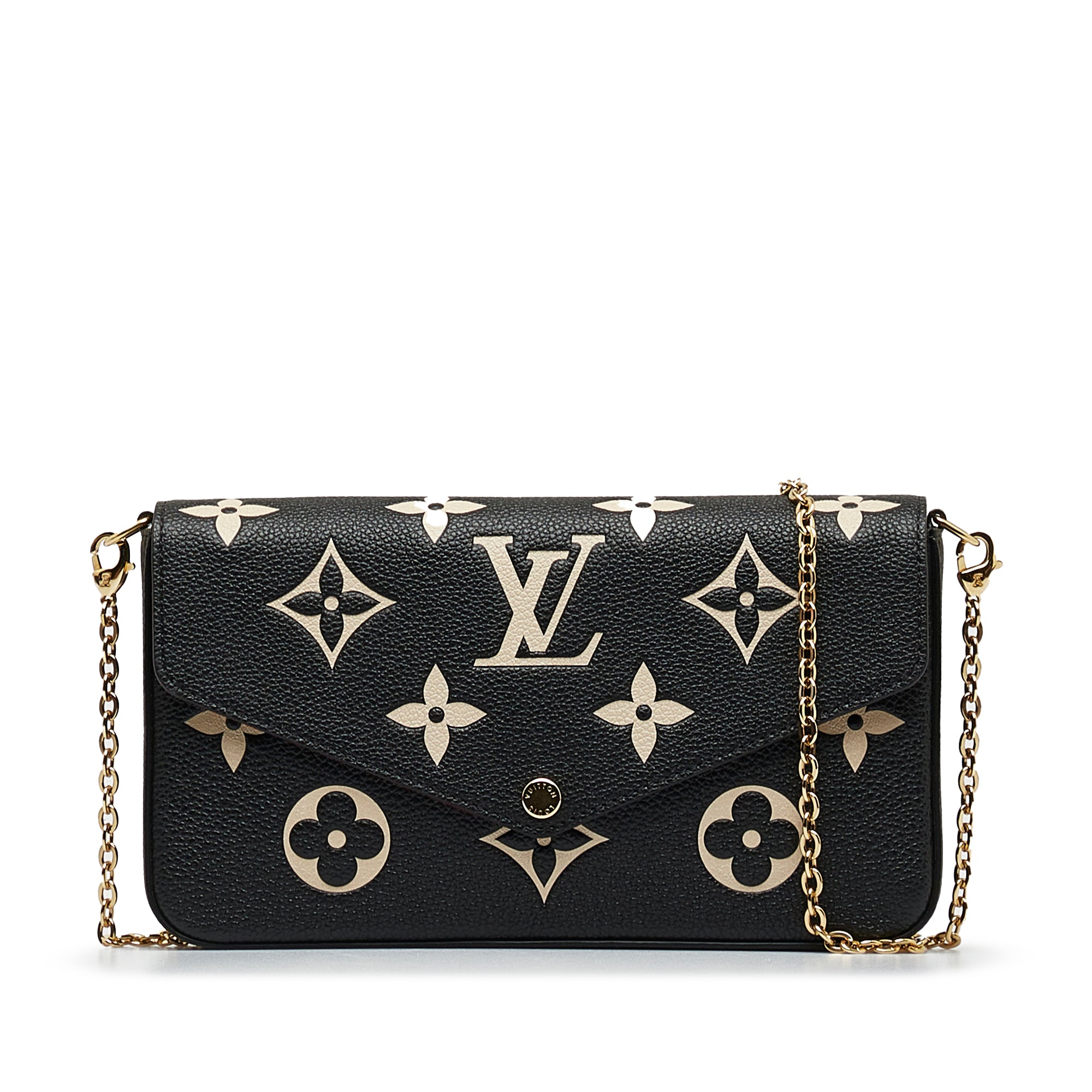 Louis Vuitton, Bags, Louis Vuitton Double Zip Pochette Monogram Empreinte  Crossbody Bag Bicolor