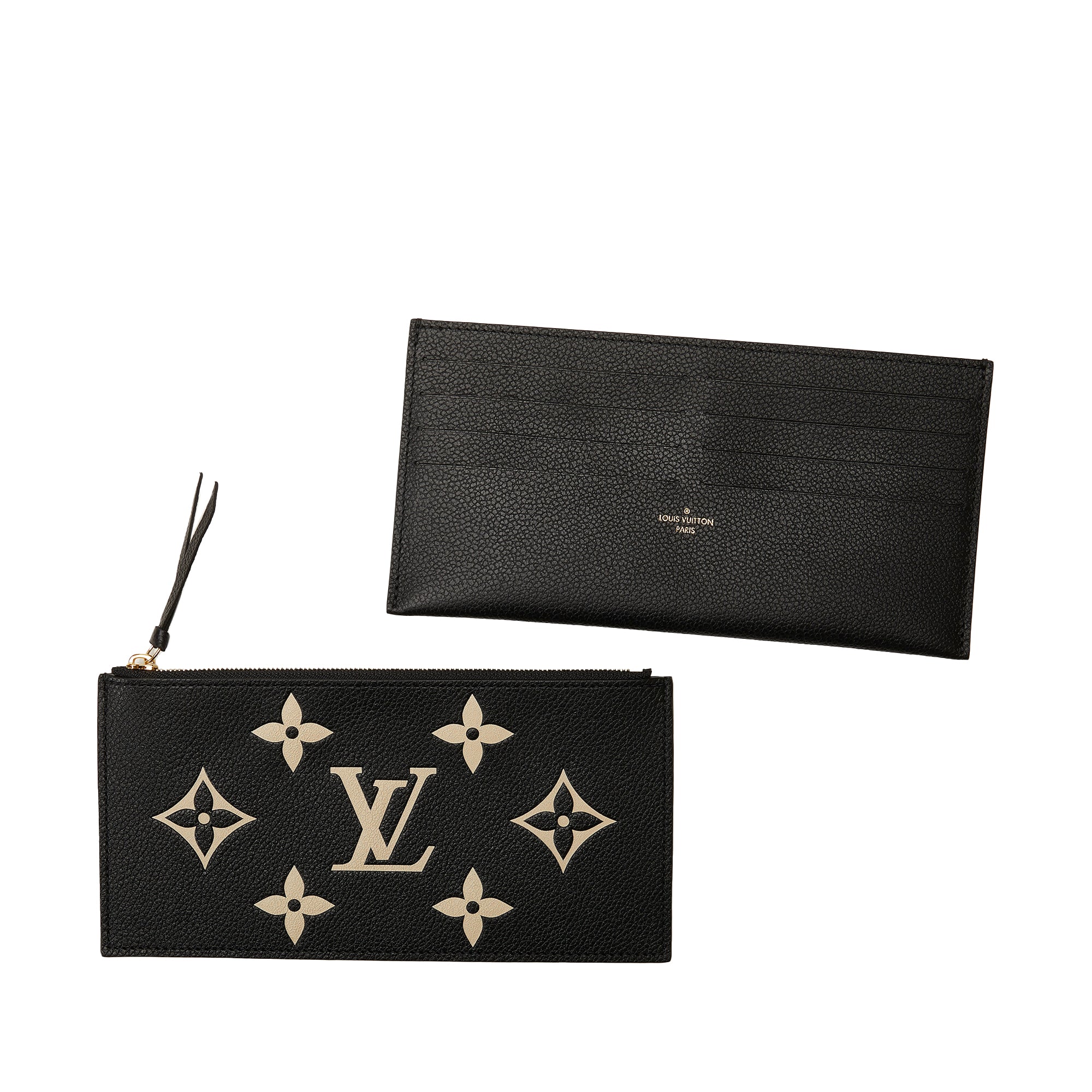 Louis Vuitton Felicie Pochette Bicolor Monogram Empreinte Black