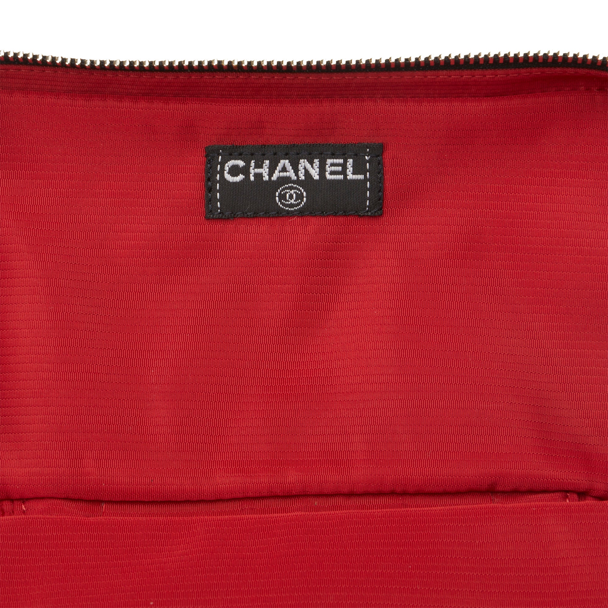 Black Chanel Old Travel Line Nylon Pouch – Designer Revival