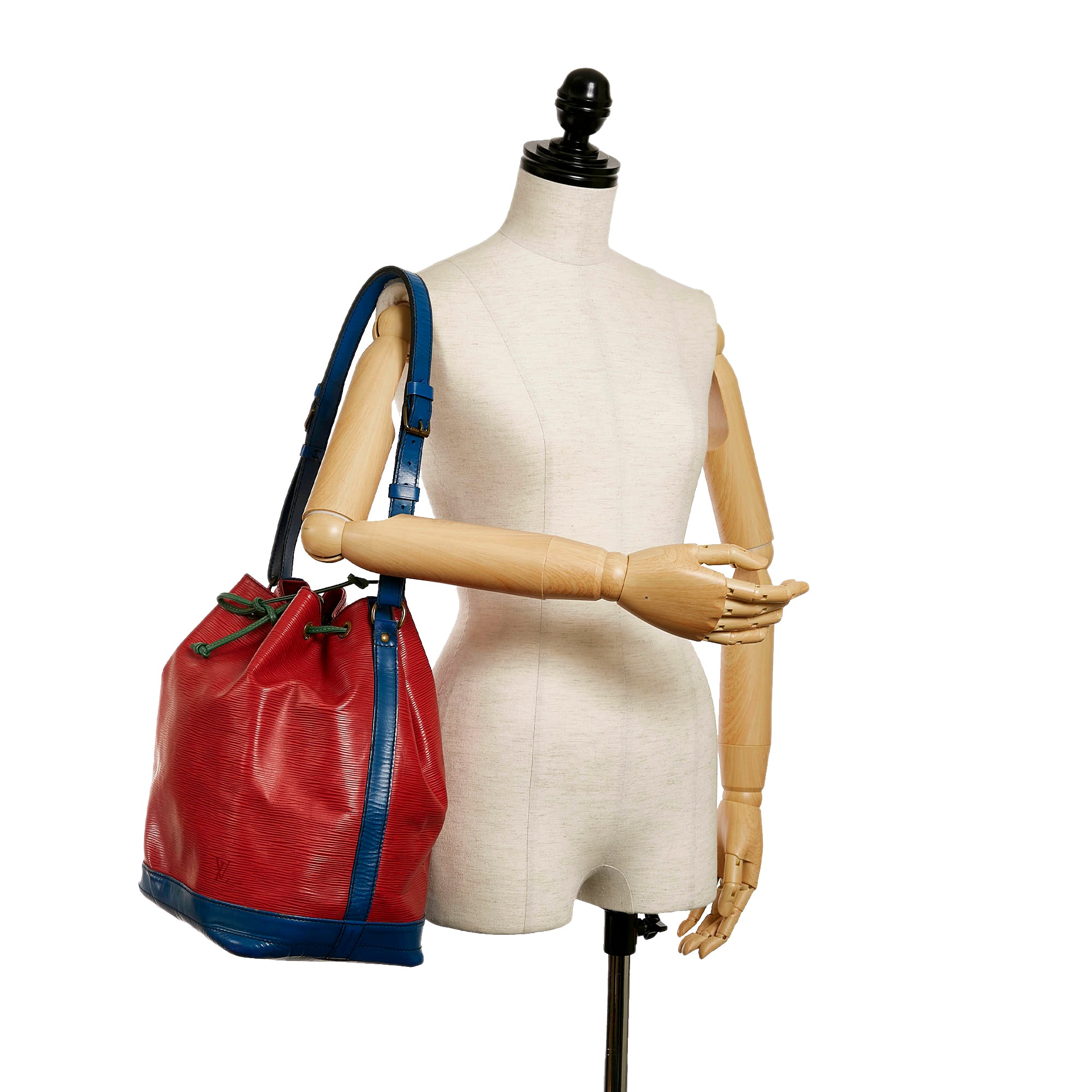 LOUIS VUITTON Bicolor Noe GM Drawstring Shoulder Bag Epi Leather